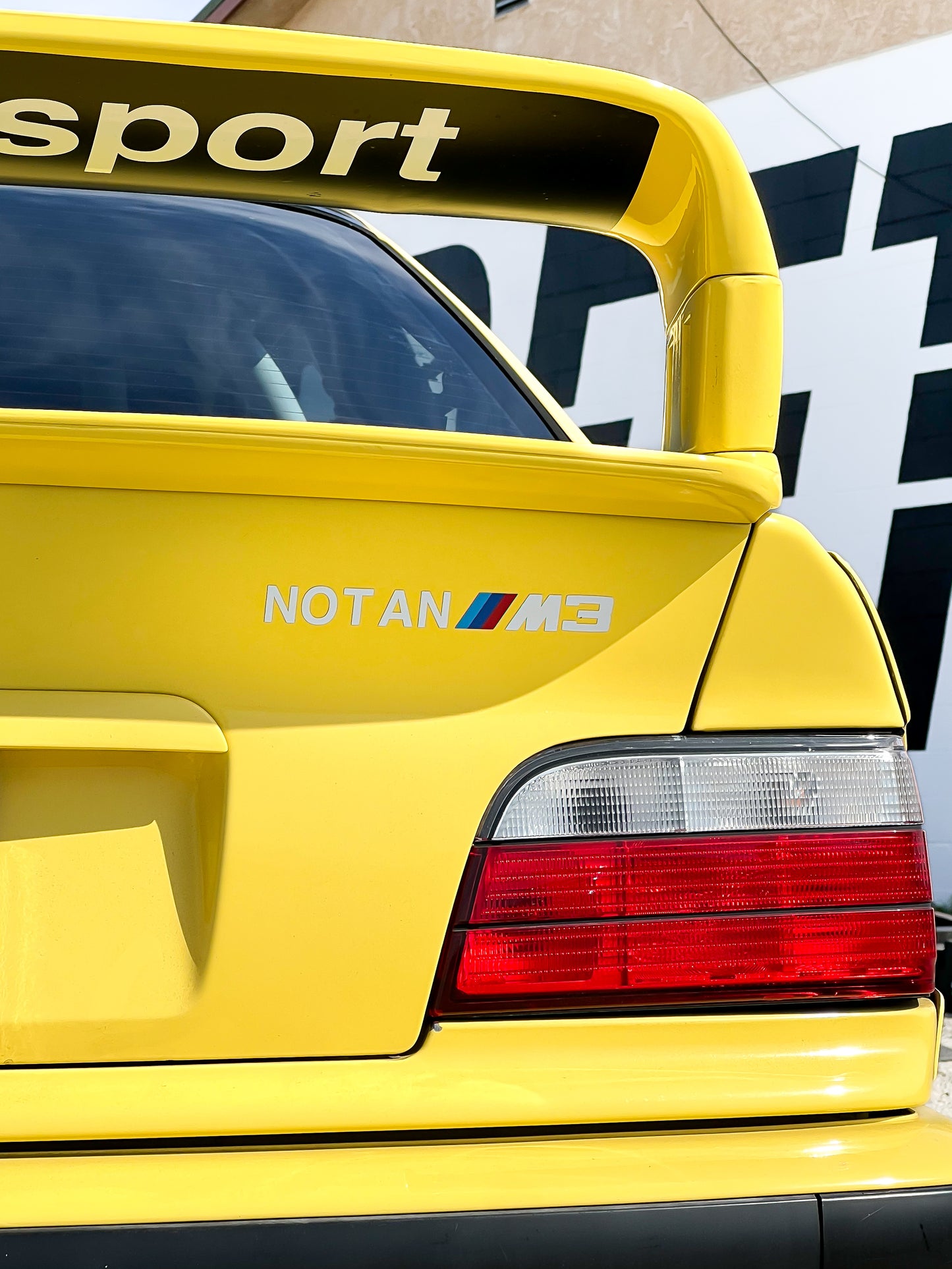 NOT AN M3 Transfer Vinyl Sticker