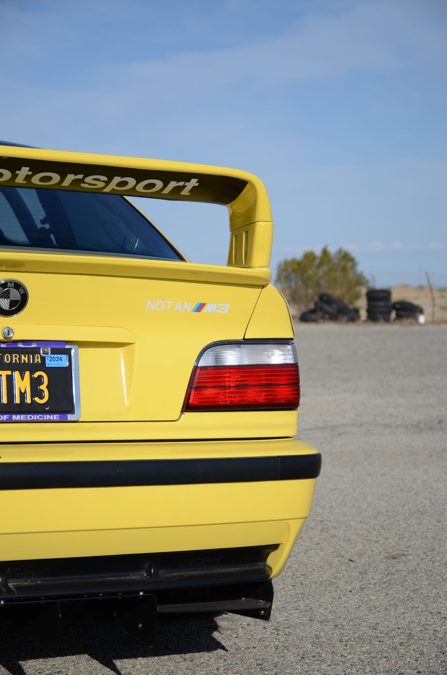 NOT AN M3 Transfer Vinyl Sticker