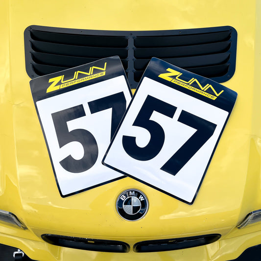 Custom Race Number Door Vinyls by Zunn Performance