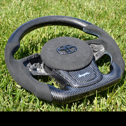 Hyperstrike Elite Alcantara/Carbon Steering Wheel - A90 Supra