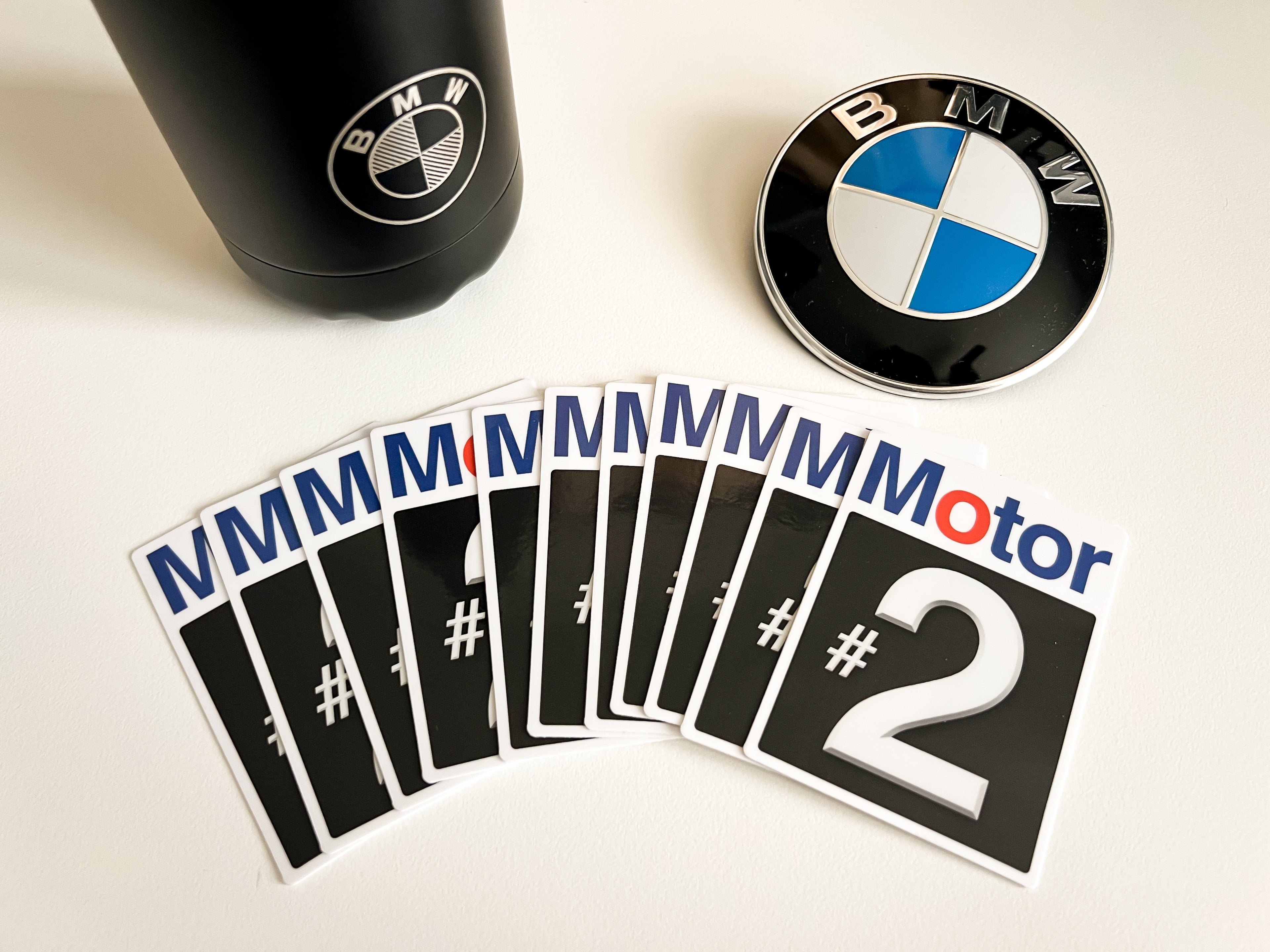 Motor #2 Sticker- 3" Glossy Vinyl Sticker - Single