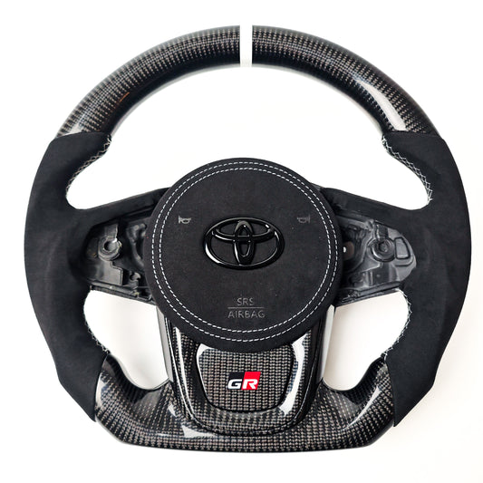 Hyperstrike Elite Alcantara/Carbon Steering Wheel - A90 Supra
