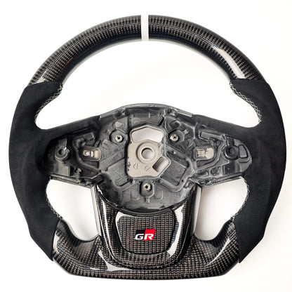 Hyperstrike Elite Alcantara/Carbon Steering Wheel - A90 Supra